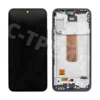 Дисплей для Samsung Galaxy A54 5G (A546E) модуль с рамкой Черный - Сервисный Оригинал