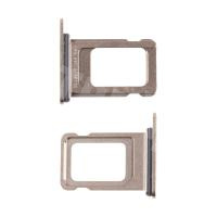 Держатель SIM для iPhone 13 Pro/13 Pro Max (A2640/A2645) Золото