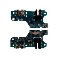 Шлейф для Huawei Honor 9A/Y6p (MOA-LX9N/MED-LX9N) плата на системный разъем/разъем гарнитуры/микрофон - Премиум