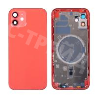 Корпус для iPhone 12 (A2403) (1 Sim) Красный - Премиум