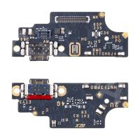 Шлейф для Xiaomi Poco M6 Pro 4G (2312FPCA6G) плата системный разъем/микрофон