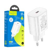 Сетевое зарядное устройство Type-C Hoco N22 (25W, PD) Белый