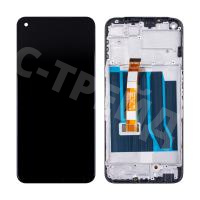 Дисплей для Realme 8i/Narzo 50 4G (RMX3151/RMX3286) модуль с рамкой Черный - OR