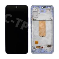 Дисплей для Samsung Galaxy A54 5G (A546E) модуль с рамкой Фиолетовый - Сервисный Оригинал