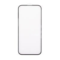 Защитное стекло "Премиум" для iPhone 15 Черный (Закалённое+, полное покрытие)