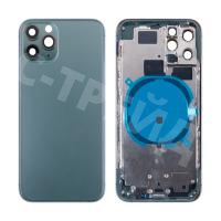 Корпус для iPhone 11 Pro (A2215) (1 Sim) Темно-зеленый - Премиум