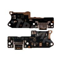 Шлейф для Xiaomi Poco M3/Redmi 9T (M2010J19CG/M2010J19SY) плата системный разъем/микрофон - Премиум