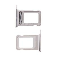 Держатель SIM для iPhone 15 Pro/15 Pro Max (2 Sim) (A3102/A3106) Серый