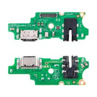 Шлейф для Infinix Hot 40/40 Pro (X6836/X6837) плата на системный разъем/разъем гарнитуры/микрофон