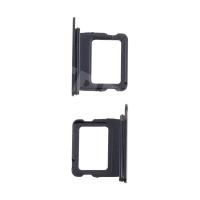 Держатель SIM для iPhone 16/16 Plus (1 Sim) (A3287/A3286/A3290/A3289) Черный