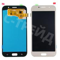Дисплей для Samsung Galaxy A7 2017 (A720F) в сборе с тачскрином Золото - (OLED)