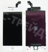 Дисплей для iPhone 6 Plus в сборе с тачскрином Белый - Оптима
