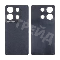 Задняя крышка для Infinix Note 30 4G (X6833B/X6716B) Черный (имитация кожи)