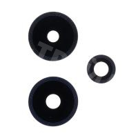 Стекло камеры для Infinix Hot 30i (X669D) (комплект 3 шт.) Черный