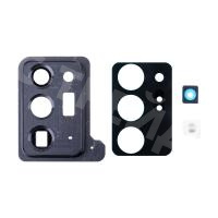 Стекло камеры для Samsung Galaxy Note 20 Ultra (N985F) в сборе с рамкой Черный