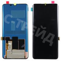 Дисплей для Xiaomi Mi Note 10/10 Pro/10 Lite (M1910F4G/M1910F4S/M2002F4LG) в сборе с тачскрином Черный - (OLED)