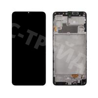 Дисплей для Samsung Galaxy M22 (M225F) модуль с рамкой Черный - OR (SP)