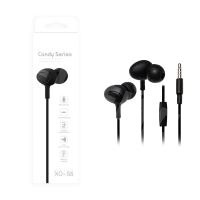 Гарнитура "3,5 мм" Jack XO S6 (вакуумные) Черный