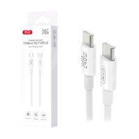 Кабель Type-C - Type-C XO NB-Q298 (240W) Белый