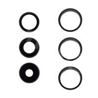 Стекло камеры для iPhone 14 Pro/14 Pro Max (комплект 3 шт.) Черный