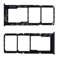 Держатель SIM для Samsung Galaxy A12 Nacho (A127F) Черный