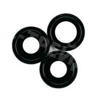 Стекло камеры для iPhone 12 Pro (комплект 3 шт.) Черный