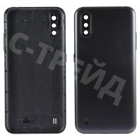 Задняя крышка для Samsung Galaxy A01 (A015F) Черный