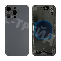 Корпус для iPhone Xr в стиле iPhone 16 Pro Серый