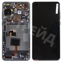Дисплей для Huawei P40 (ANA-NX9) модуль с рамкой Черный - OR