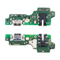 Шлейф для Tecno Spark 30 4G (KL6) плата на системный разъем/разъем гарнитуры/микрофон - Премиум