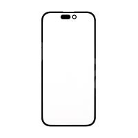 Стекло для переклейки iPhone 14 Pro (A2891) с OCA пленкой Черный - OR (Mitsubishi)