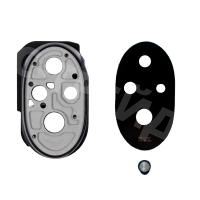 Стекло камеры для Huawei Honor 200 (ELI-AN00) в сборе с рамкой Черный