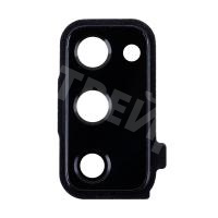 Стекло камеры для Samsung Galaxy S20 FE (G780F) в сборе с рамкой Черный