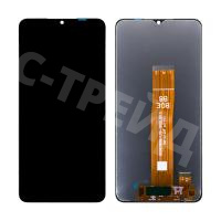 Дисплей для Samsung Galaxy A12 (A125F) в сборе с тачскрином Черный - Оптима
