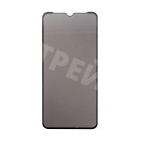 Защитное стекло "Антишпион" для Samsung Galaxy A02/A02s/A12/A12 Nacho/A13/M12/M13/M23 5G/M33 5G (A022G/A025F/A125F/A127F/A135F/A137F/M127F/M135F/M236B/M336B) Черный