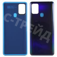 Задняя крышка для Samsung Galaxy A21s (A217F) Черный