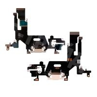 Шлейф для iPhone 11 (A2221) на системный разъем/микрофон Белый - Премиум