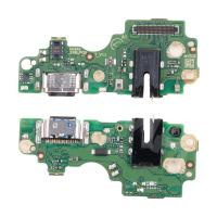 Шлейф для Tecno Spark 30 Pro (KL7) плата на системный разъем/разъем гарнитуры/микрофон - Премиум