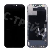 Дисплей для iPhone 12/12 Pro (A2403/A2407) в сборе с тачскрином Черный - (In-Cell) (площадка под IC)