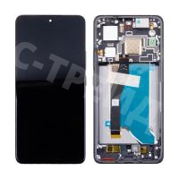 Дисплей для Xiaomi 14T Pro (2407FPN8EG) модуль с рамкой Черный - OR (SP)