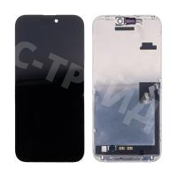 Дисплей для iPhone 16 Pro Max (A3296) в сборе с тачскрином Черный - OR100 (rev. Samsung) (Снятый, без ремонта)