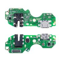 Шлейф для Tecno Spark 8C (KG5n) плата на системный разъем/разъем гарнитуры/микрофон