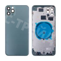 Корпус для iPhone 11 Pro Max (1 Sim) Темно-зеленый - Премиум
