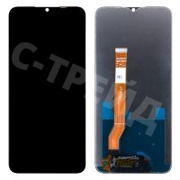 Дисплей для Realme C35 (RMX3511) в сборе с тачскрином Черный - Оптима