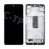 Дисплей для Samsung Galaxy M54 5G (M546B) модуль с рамкой Черный - OR (SP)