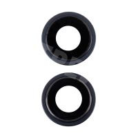 Стекло камеры для iPhone 15/15 Plus (комплект 2 шт.) Черный