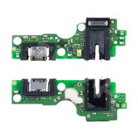 Шлейф для Tecno Spark 30 5G (KL8) плата на системный разъем/разъем гарнитуры/микрофон - Премиум