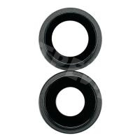 Стекло камеры для iPhone 12/12 mini (комплект 2 шт.) Черный