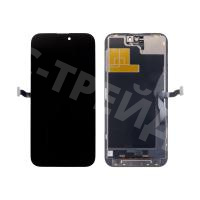 Дисплей для iPhone 14 Pro Max (A2895) в сборе с тачскрином Черный - (In-Cell, Full HD, 120 Гц) (с верификацией = с привязкой без ошибки)
