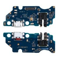 Шлейф для Samsung Galaxy A03 Core (A032F) плата системный разъем/разъем гарнитуры/микрофон - Премиум